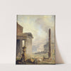 Ruines romaines, le Forum avec le Colisée et l’Obélisque (1765) by Hubert Robert