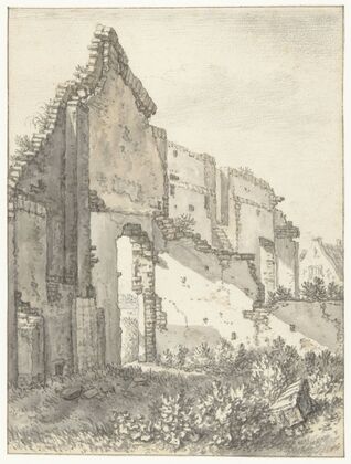 Ruïnes van een gebouw te Utrech