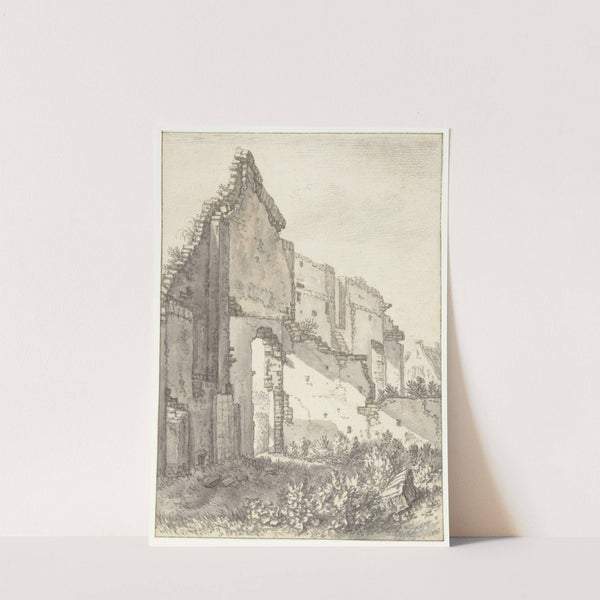 Ruïnes van een gebouw te Utrech by Herman Saftleven