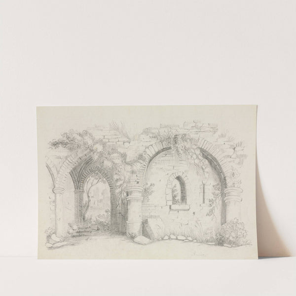 Ruins (c. 1840) by Mary Altha Nims