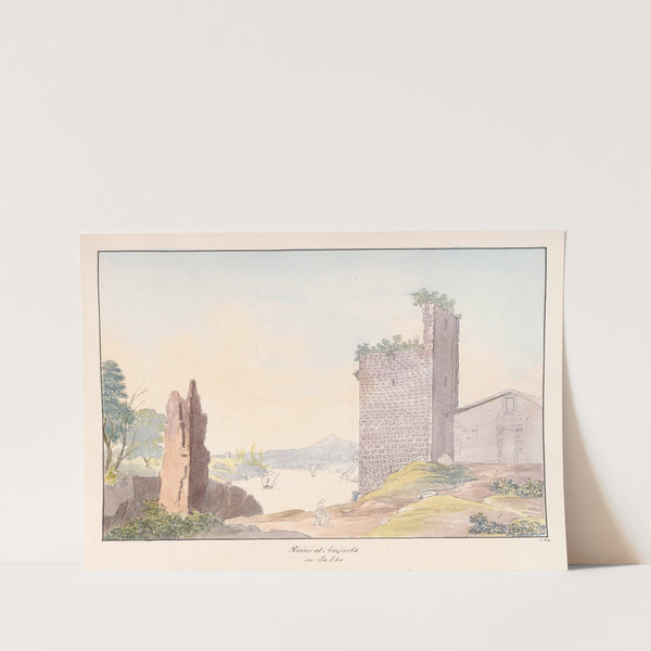 Ruins at Amposta on the Ebro by Charles Hamilton Smith