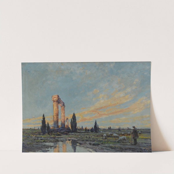 Ruins at dawn by Arthur Vidal Diehl