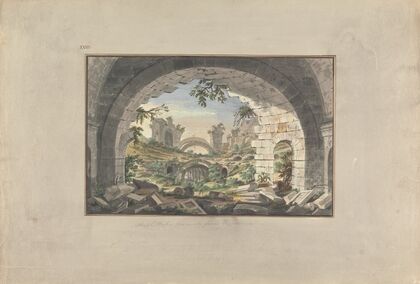 Ruins at Pergamon, Probably of the Amphitheatre