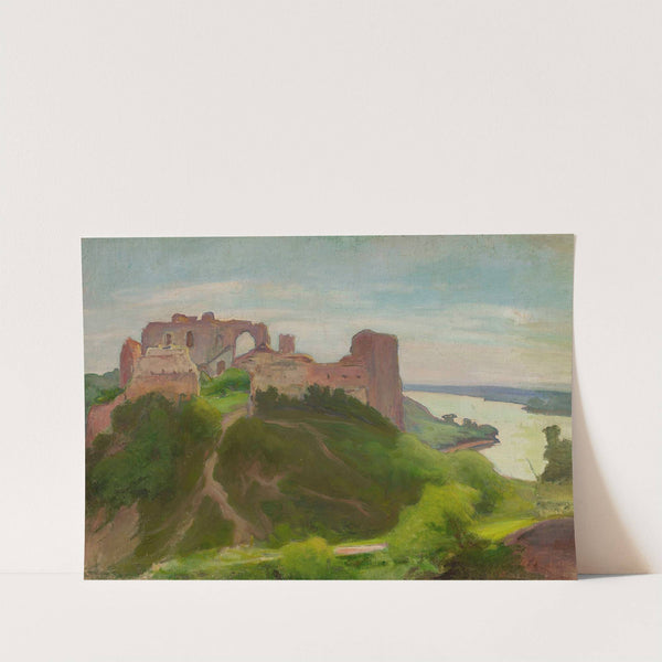 Ruins at the Vistula River bank – Janowiec (circa 1906) by Władysław Ślewiński