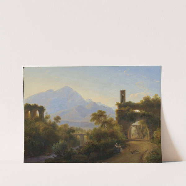 Ruins in an Italian Landscape by Louise-Joséphine Sarazin de Belmont