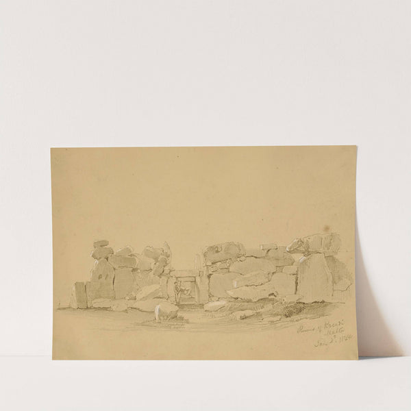 Ruins, Krindi, Malta by Miner Kilbourne Kellogg