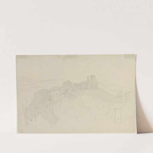 Ruins near Olevano by August Lucas