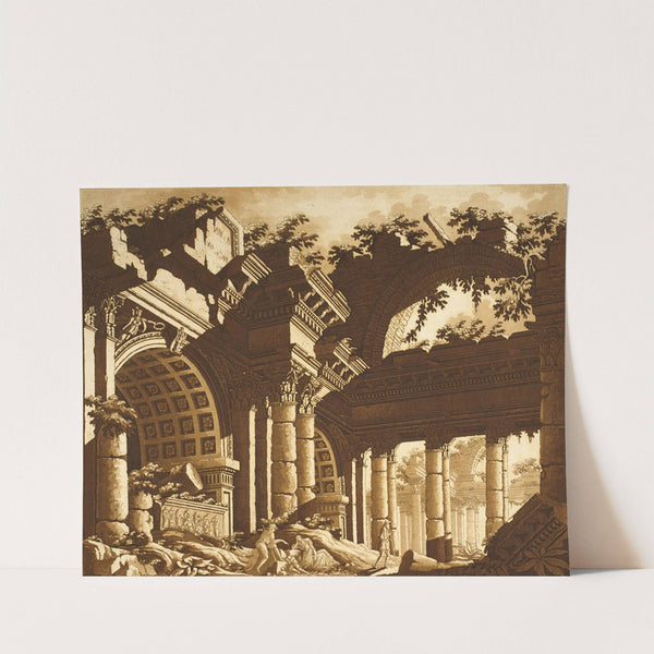 Ruins of a Temple by Lodovico Pozzetti