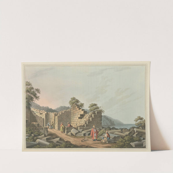 Ruins of an ancient Temple in Samos by Luigi Mayer