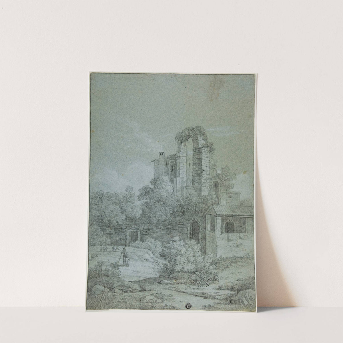 Ruins of Birg Castle by Carl Ludwig Kaaz