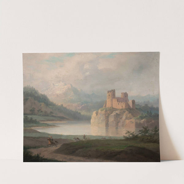 Ruins of the castle in Czorsztyn by January Suchodolski