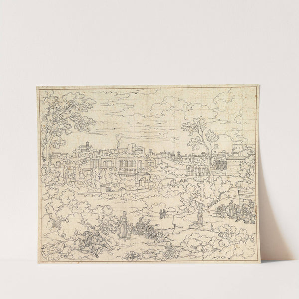 Ruins of the Imperial Palaces in Rome by Joseph Anton Koch