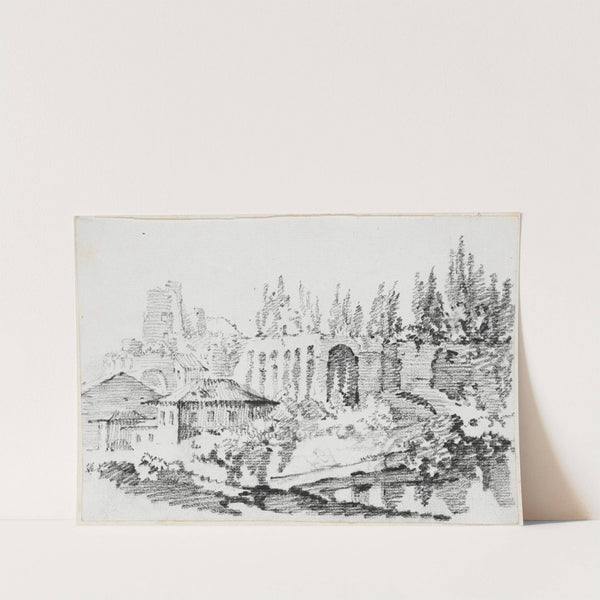 Ruins of the Imperial Palaces on the Palatine Hill by Joseph-Marie Vien