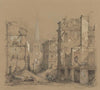 Ruins of the Saint-Cloud Church at the Siege of Paris