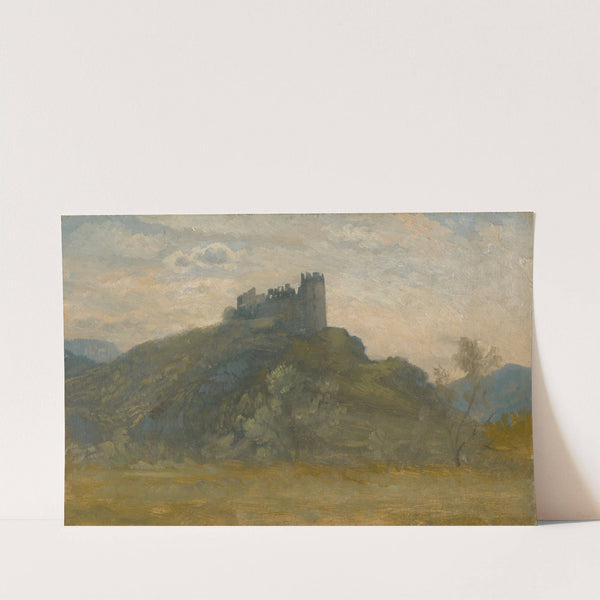 Ruins of the Šášov Castle (1880–1900) by Vojtech Angyal