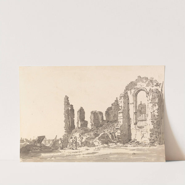 Ruins of the Savoy Palace, London by Thomas Girtin