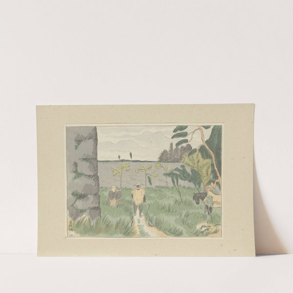 Ruins of Wakamatsu Castle (1917) by Morita Tsunetomo