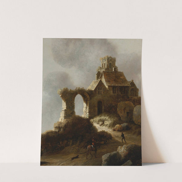 Ruins On A Hill by Claude de Jongh