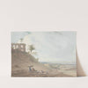 Ruins on Pir Pahar, near Monghy, Bihar (1790) by William Daniell