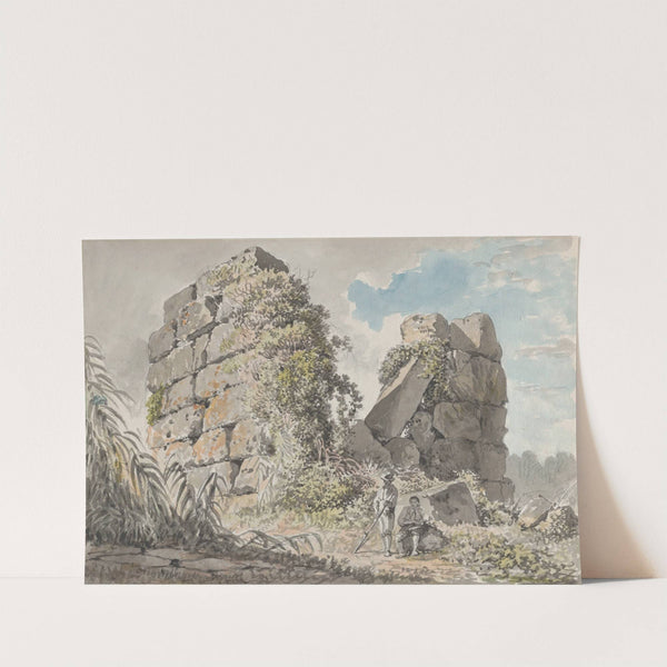 Ruins on the Right of the Via Appia (ca. 1789) by Carlo Labruzzi
