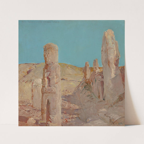 Ruins, Tiahuanaco by Giulio Aristide Sartorio