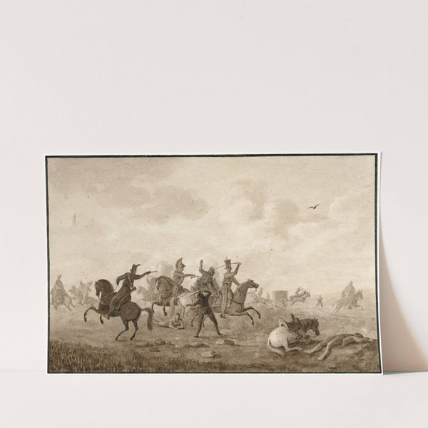 Ruitergevecht by Otto Howen