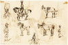 Ruiters, paarden, e.a