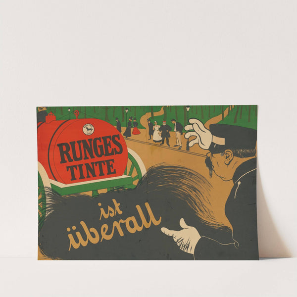 Runges Tinte ist überall (1899) by Edmund Edel