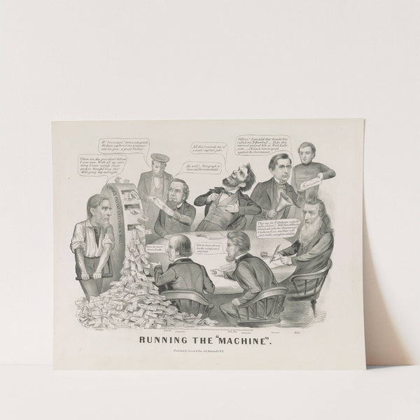 Running the ‘machine’ (1864) by John Cameron