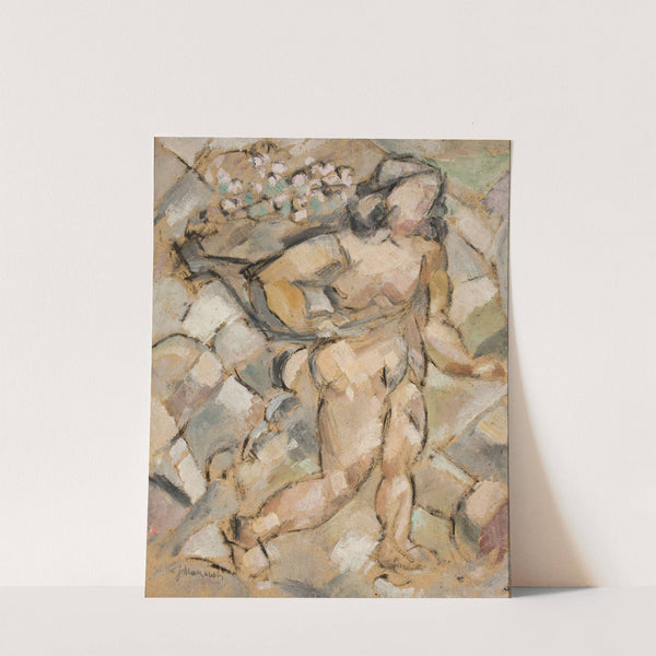 Running woman by Tadeusz Makowski