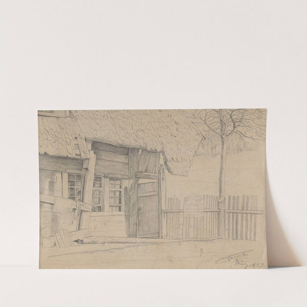 Rural Homestead in Bernau (1859) by Hans Thoma