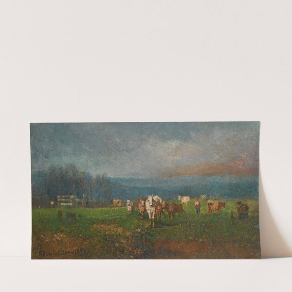 Rural Landscape (1884) by Fedor Ivanovich Yasnovsky