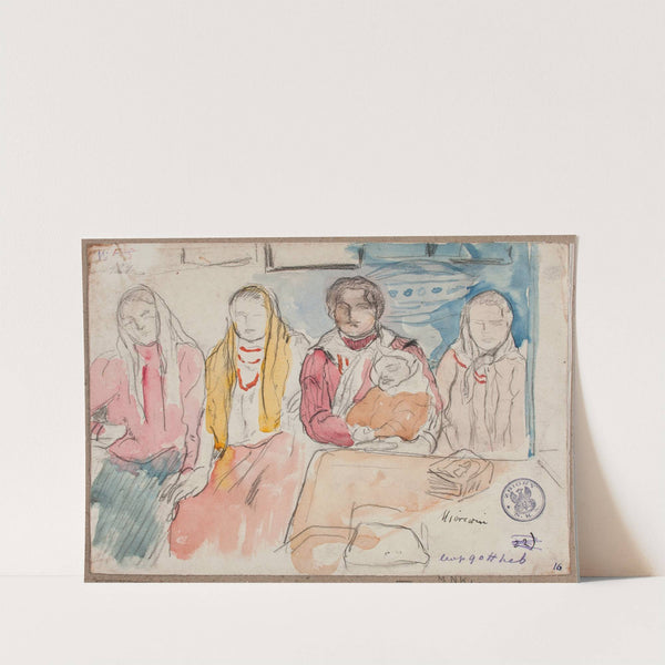 Rural women from Mierzwin by Leopold Gottlieb