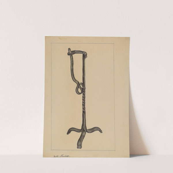 Rush Light Holder by Milton Grubstein