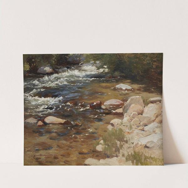 Rushing Stream by Hamilton Hamilton