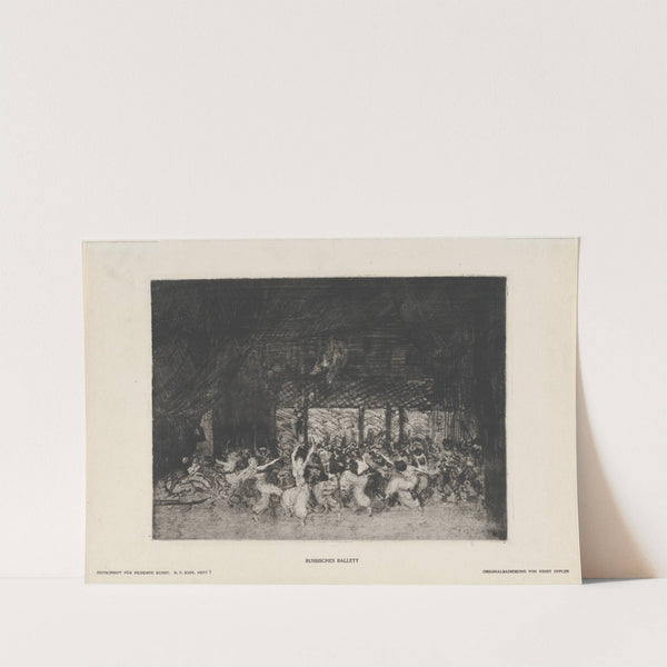 Russian Ballet by Ernst Oppler