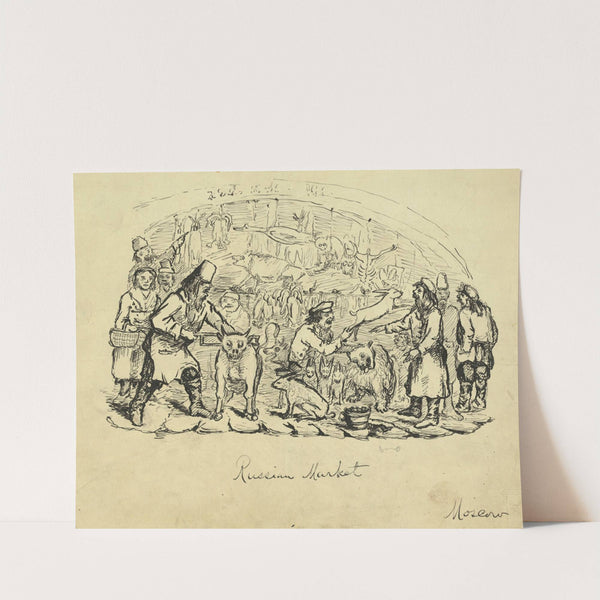 Russian market. Moscow by Bayard Taylor