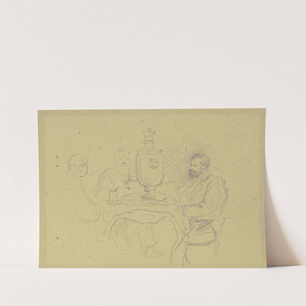 Russians at tea by Wilhelm Amandus Beer
