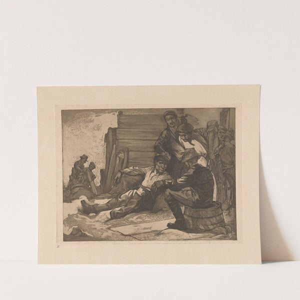 Rustende arbeiders by Johannes Josephus Aarts