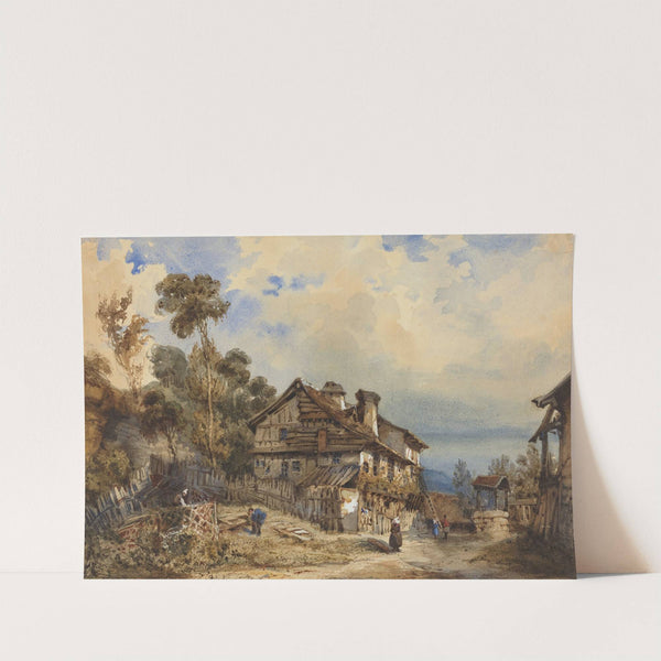Rustic Landscape (1830) by French School