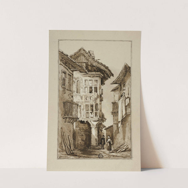 Rustic Street Scene by Elizabeth Murray