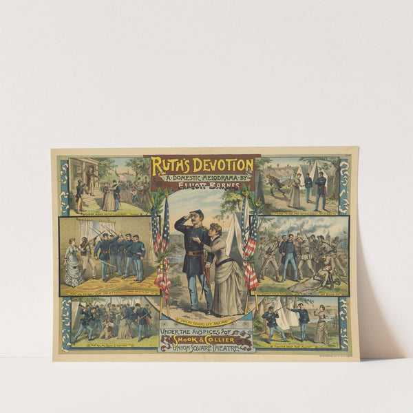 Ruth’s devotion, a domestic melodrama by Elliott Barnes (1885) by Strobridge & Co. Lith.