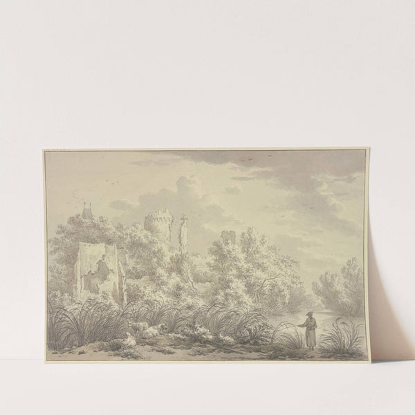 Ruwine van het Slot de Egmont by Egbert van Drielst
