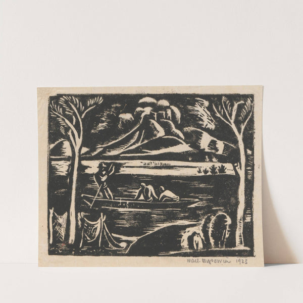 Rybacy. (1923) by Wacław Wąsowicz