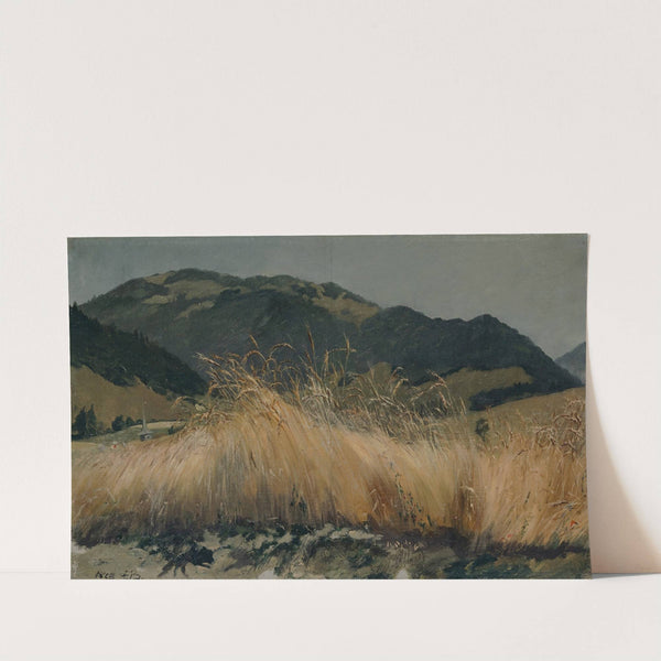 Rye field in the Jura by Frank Buchser