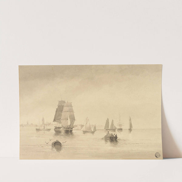 Rye – South Coast Near Hastings by Edward William Cooke