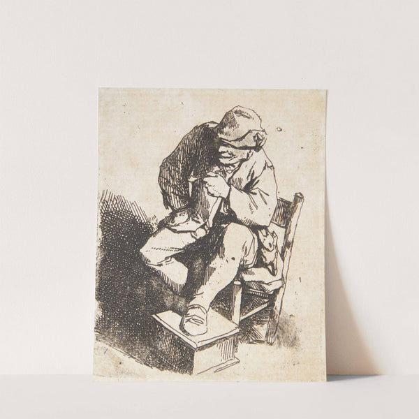 Rygende mand by Cornelis Pietersz. Bega