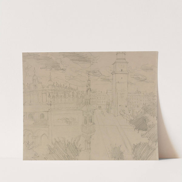 Rynek krakowski (1904) by Stanisław Wyspiański