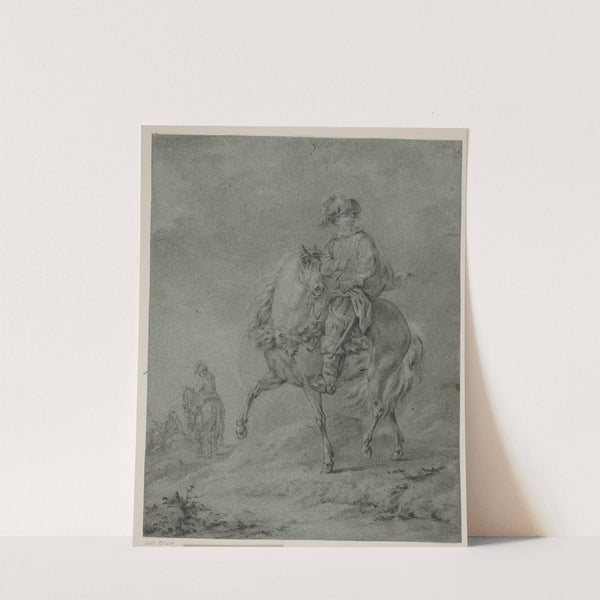 Ryttere i et landskab by Francesco Casanova