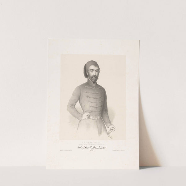 S.E. Omer Pacha, Général en Chef de l’Armée de Roum-ily, Novembre 1853 (1853) by Marie-Alexandre Alophe